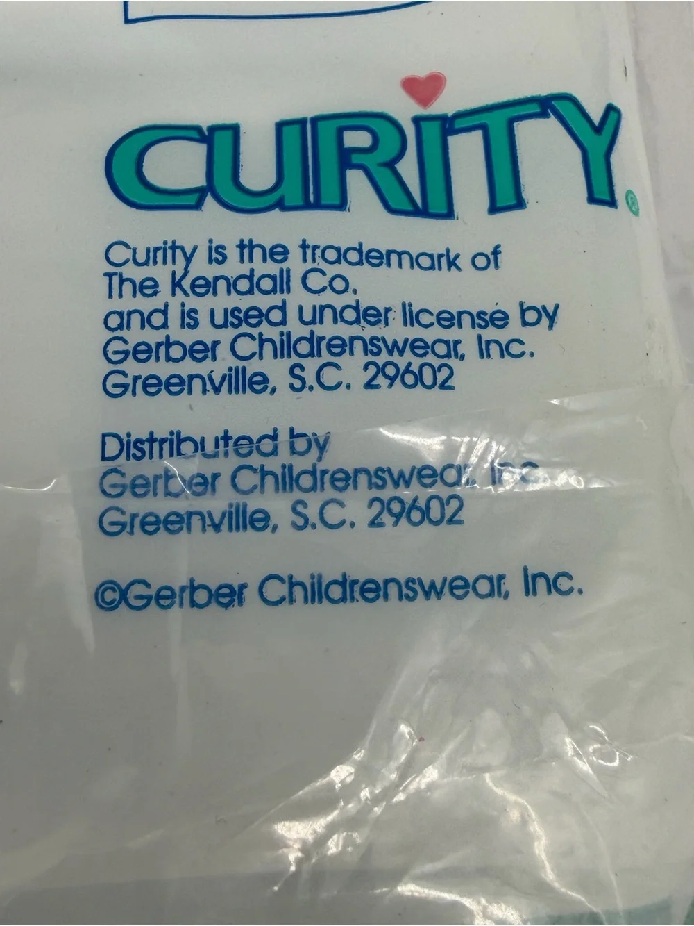 Vintage NOS Curity Sleep n Play Sleepers Pajamas New NIP Baby Infant Large